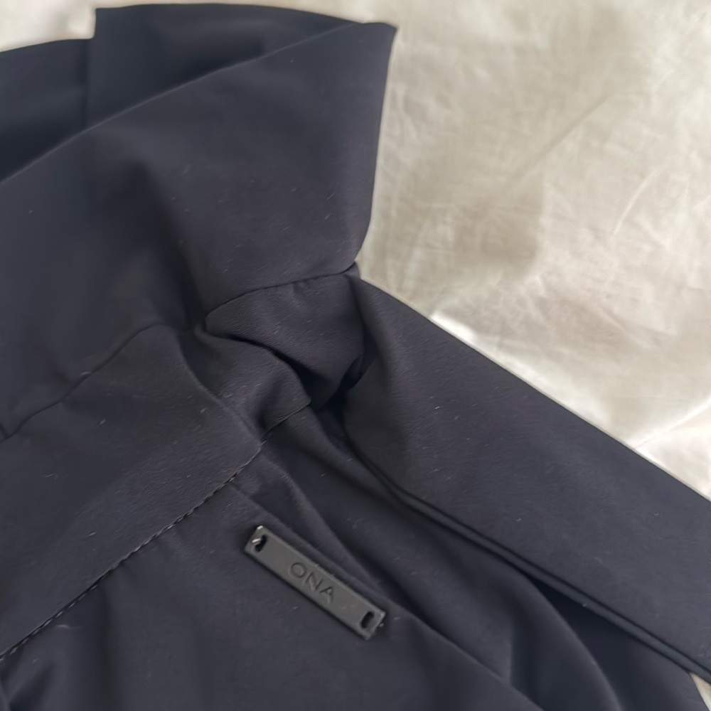 ONA by YOON CHUNG Paper Bag Stretch Pant Black - Picture 10 of 11